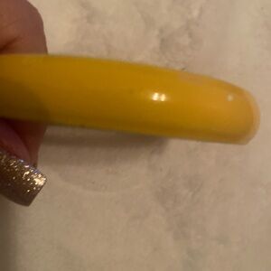 Bright Yellow Bangle Bracelet